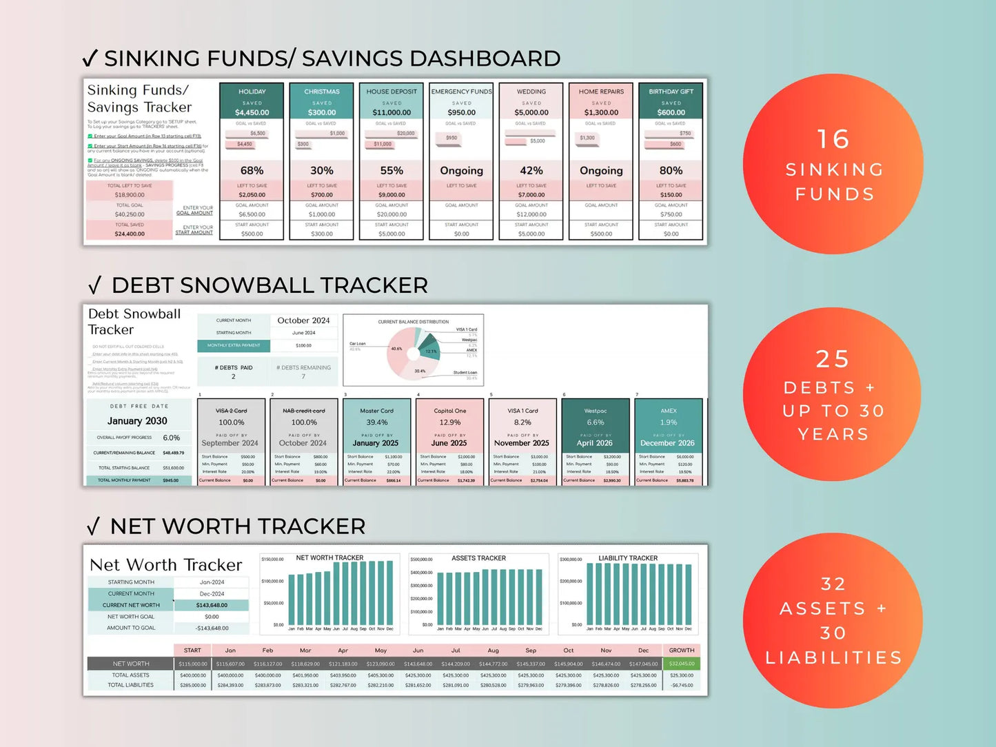 ULTIMATE BUDGET TRACKER - MANAGE INCOME/SAVINGS