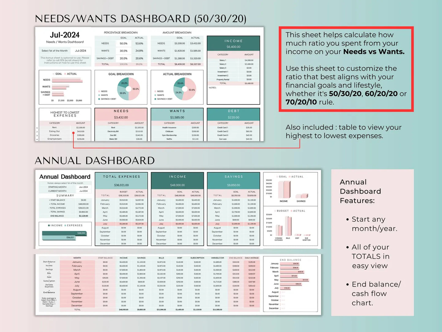 ULTIMATE BUDGET TRACKER - MANAGE INCOME/SAVINGS