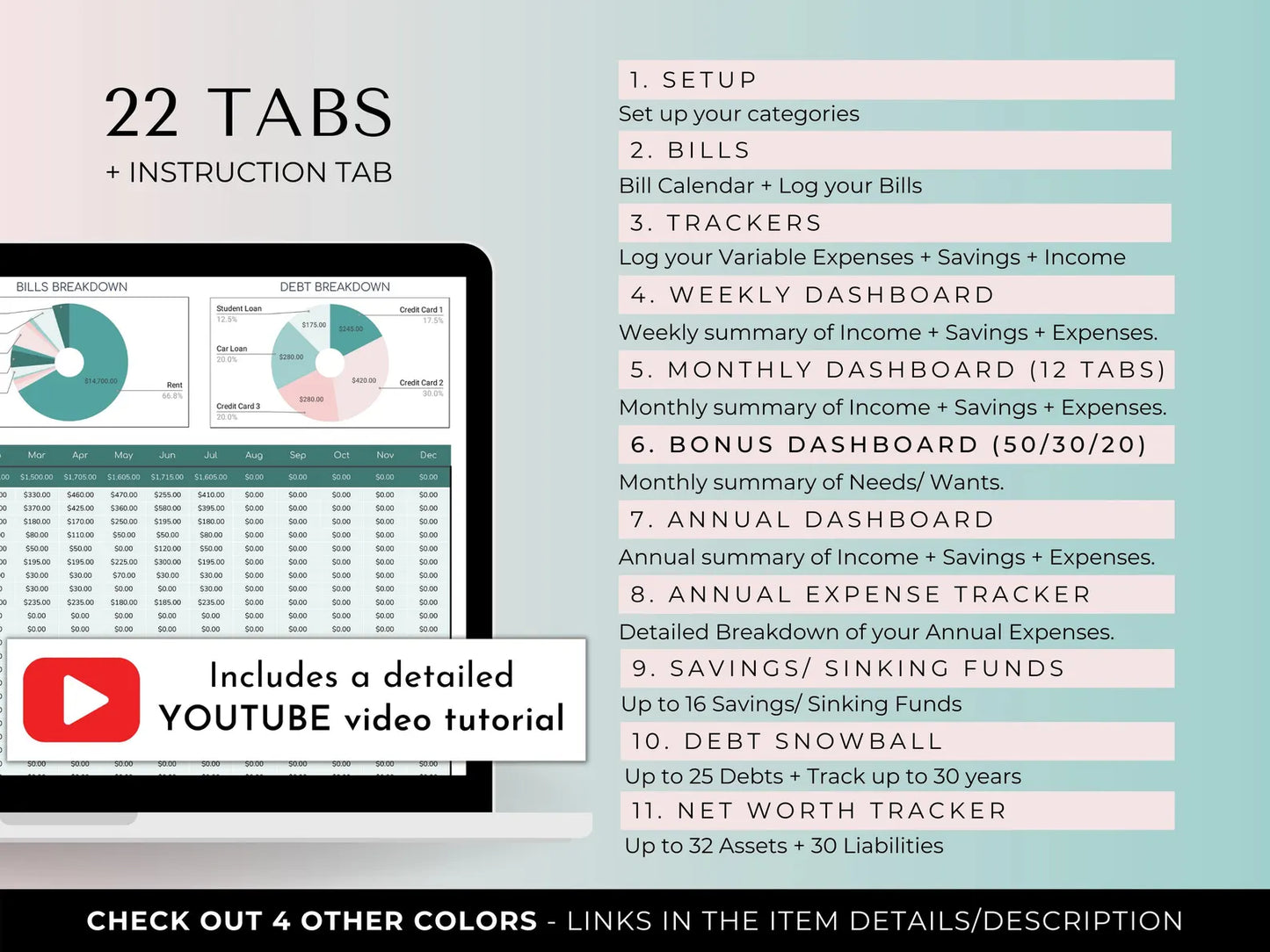 ULTIMATE BUDGET TRACKER - MANAGE INCOME/SAVINGS